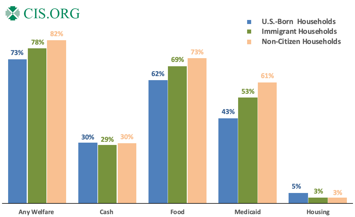 Graph: Welfare Use by Households with Children