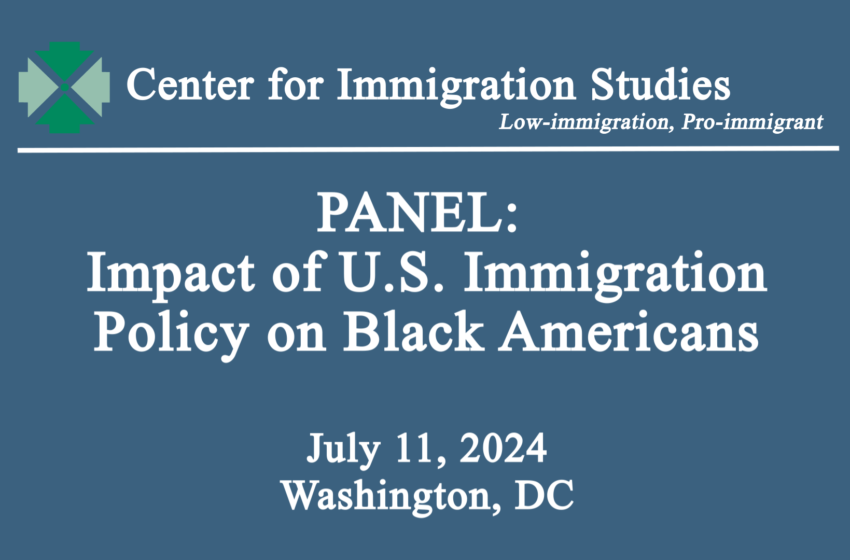  PANEL: Impact of U.S. Immigration Policy on Black Americans