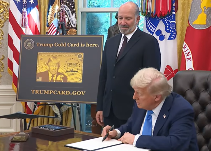  President Trump Establishes Gold Immigration Card, Announces $100,000 H-1B Entry Fee
